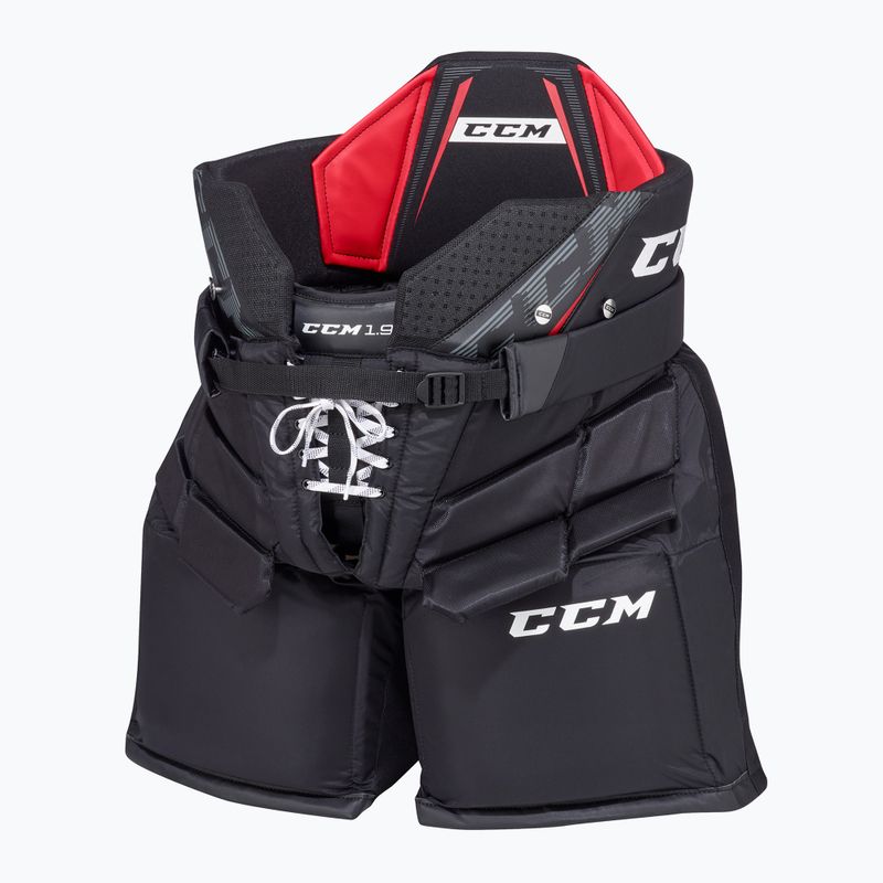 Men's hockey goalie trousers CCM 1.9 SR black