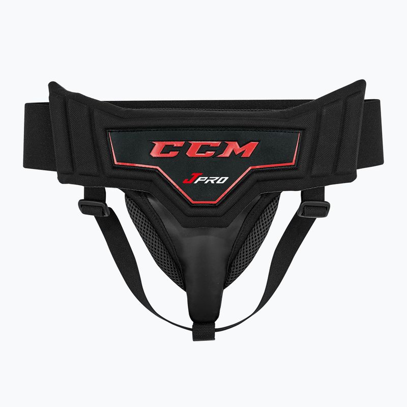 CCM Jill Pro JR black children's goalie suspensor