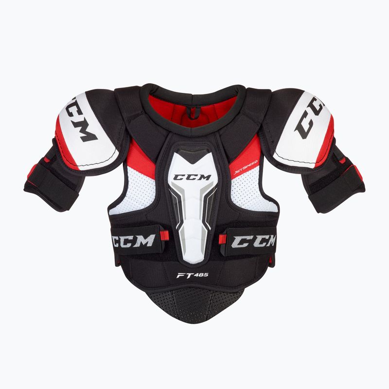 CCM JetSpeed FT485 JR black/red/white children's hockey shoulder pads