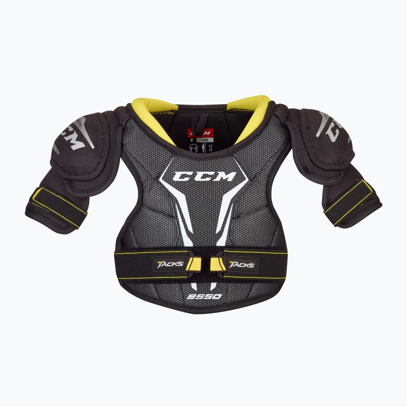 CCM Tacks 9550 YTH black/green children's hockey shoulder pads