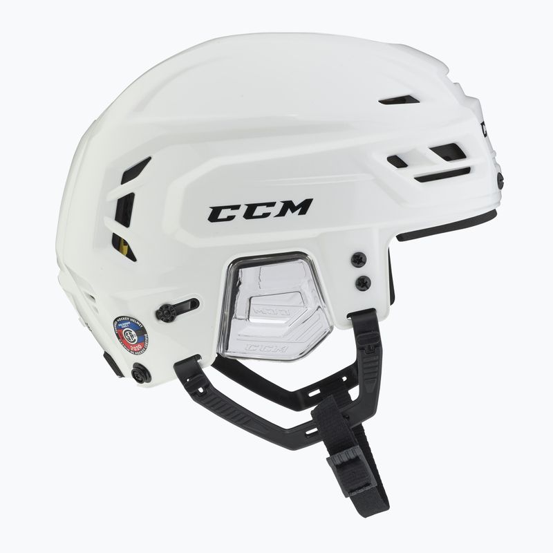 CCM Tacks 210 white hockey helmet 3