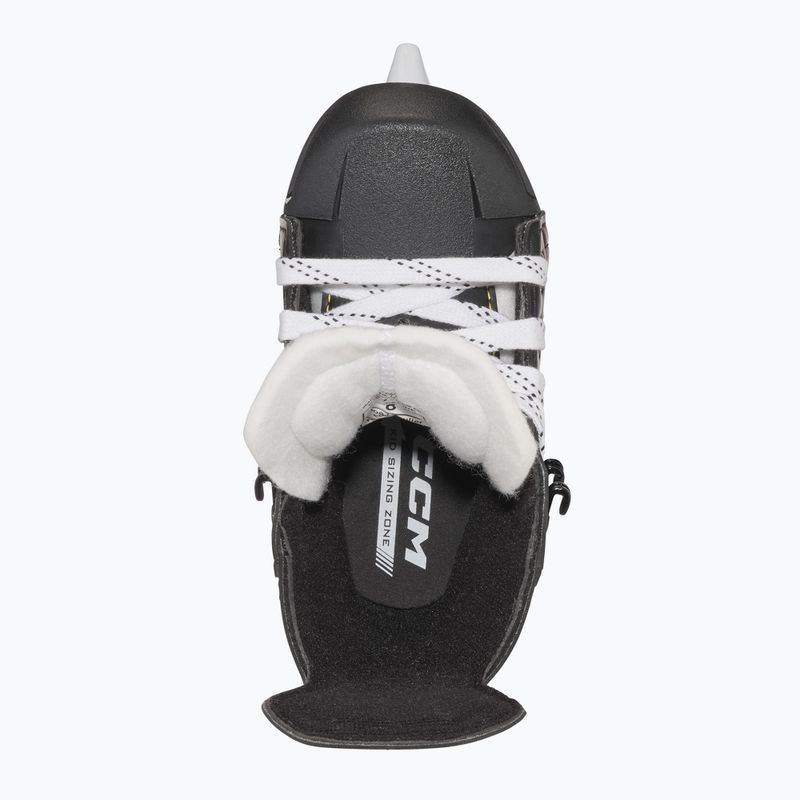 CCM Tacks AS-550 YTH black children's hockey skates 7