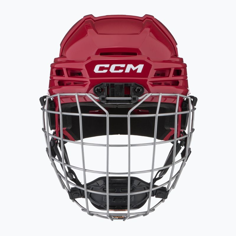 CCM Tacks 70 Combo hockey helmet red 2