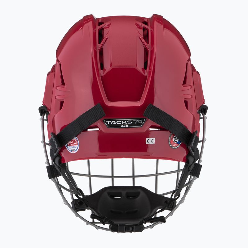 CCM Tacks 70 Combo hockey helmet red 4