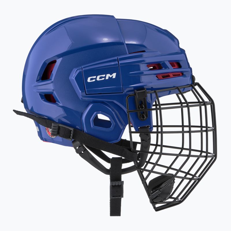 CCM Tacks 70 Combo hockey helmet royal 3