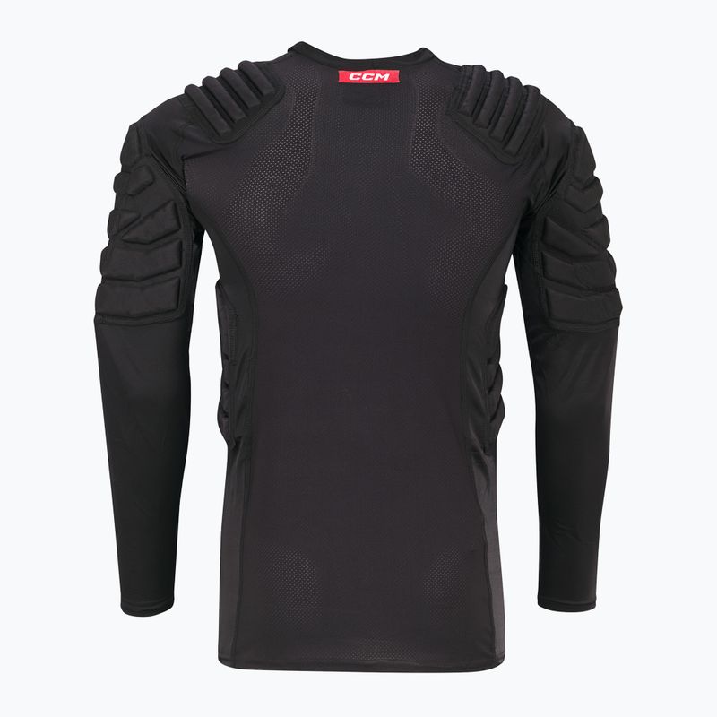 Men's CCM Ribano SR hockey longsleeve with protectors black 2
