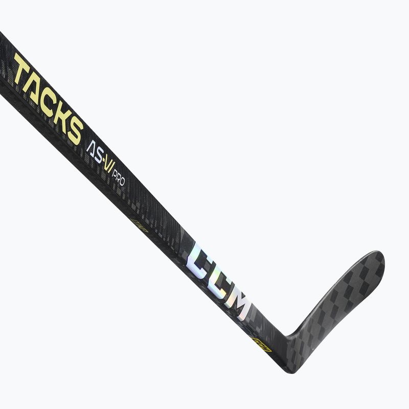 CCM Tacks As-VI Pro JR children's hockey stick black 2