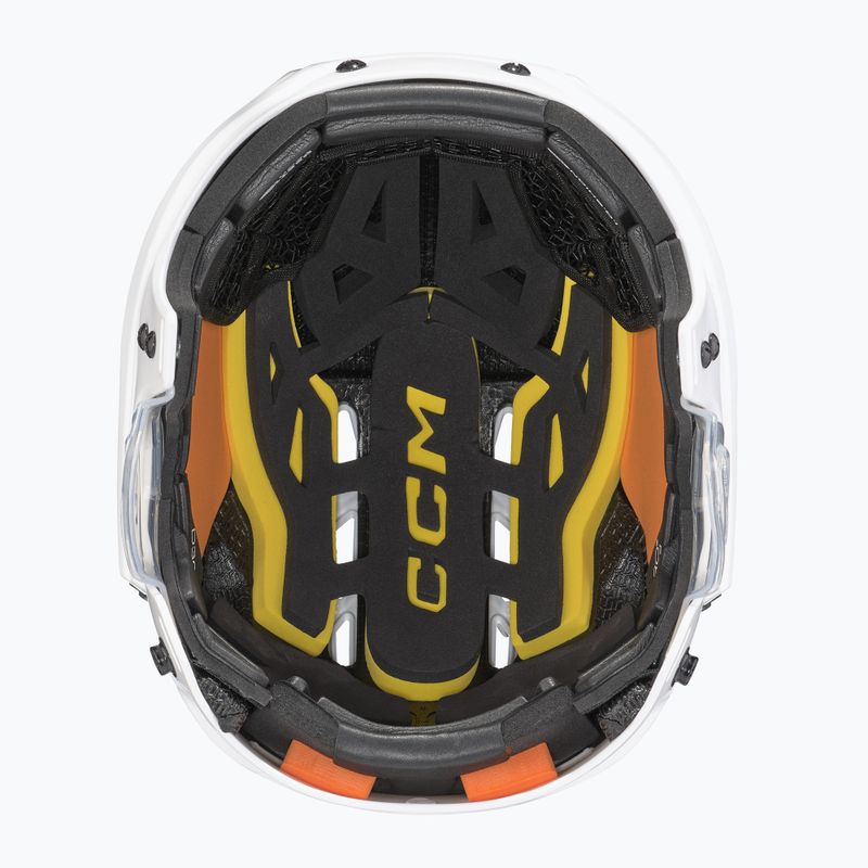 CCM Tacks 720 white hockey helmet 5