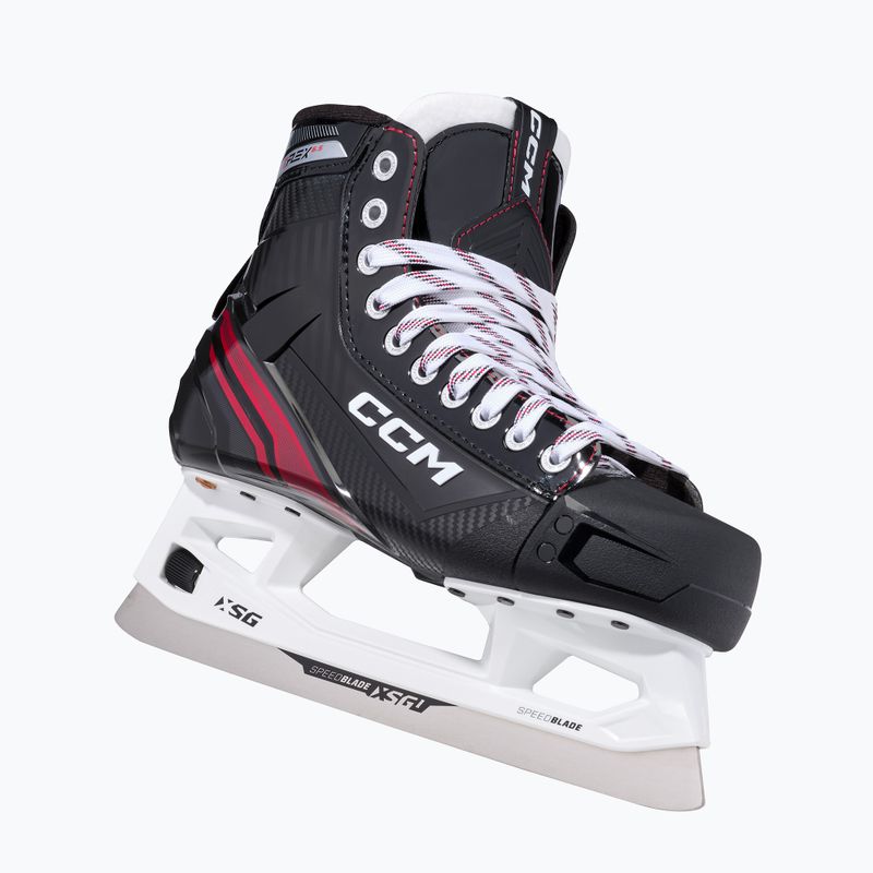 Hockey skates bramkarskie dziecięce CCM EFlex 6.5 INT REGULAR black 6