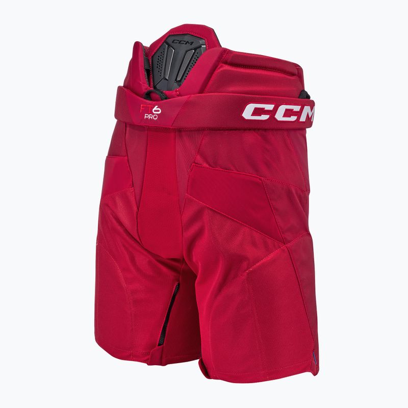 CCM men's hockey trousers JetSpeed FT6 Pro SR red 2