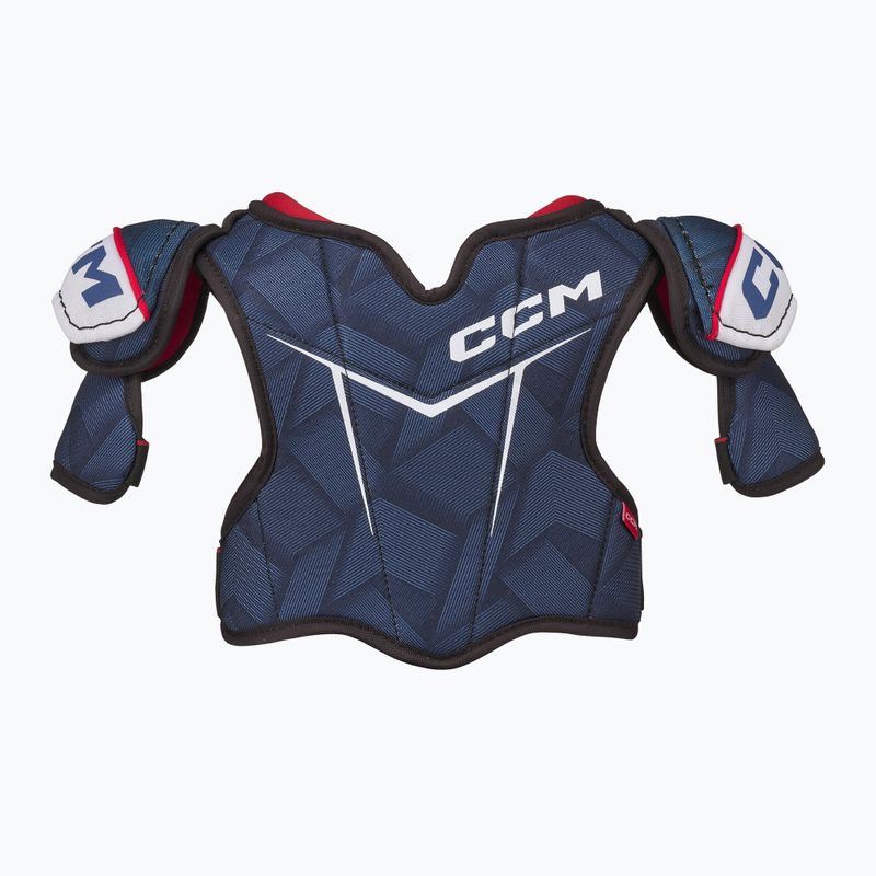 Children's hockey shoulder pads CCM Next YTH navy/white 2