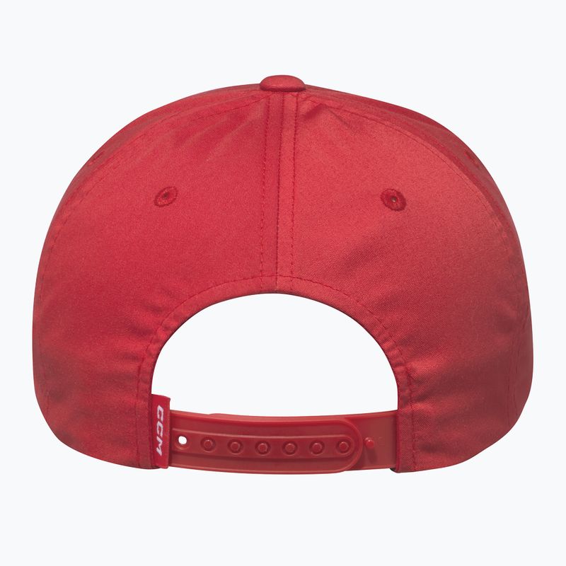 CCM Team Flatbrim Snapback SR red 3