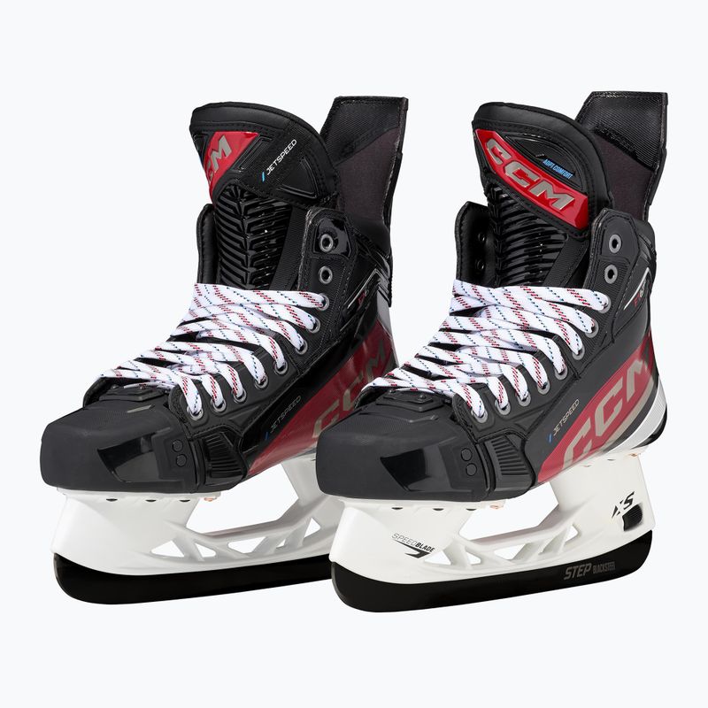 CCM men's hockey skates JetSpeed FT6 Pro SR Wide black 4