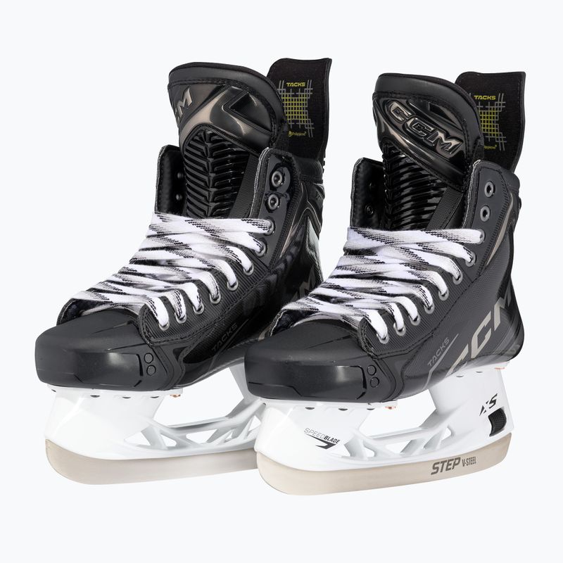 Men's goalie hockey skates CCM Tacks XF SR REGULAR black 2