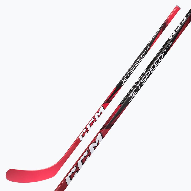 Hockey stick dziecięcy CCM JetSpeed FT Youth black/red 6