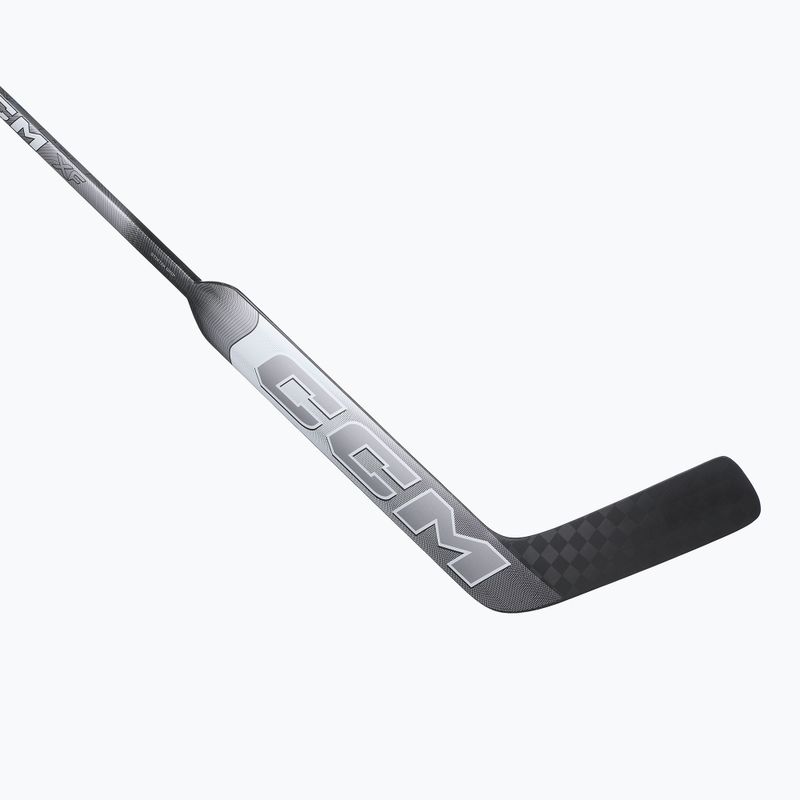 Hockey stick bramkarski dziecięcy CCM XF JR white/grey 2