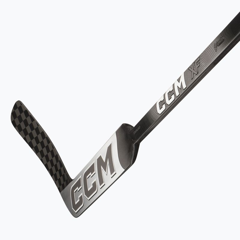 Hockey stick bramkarski dziecięcy CCM XF JR white/grey 3