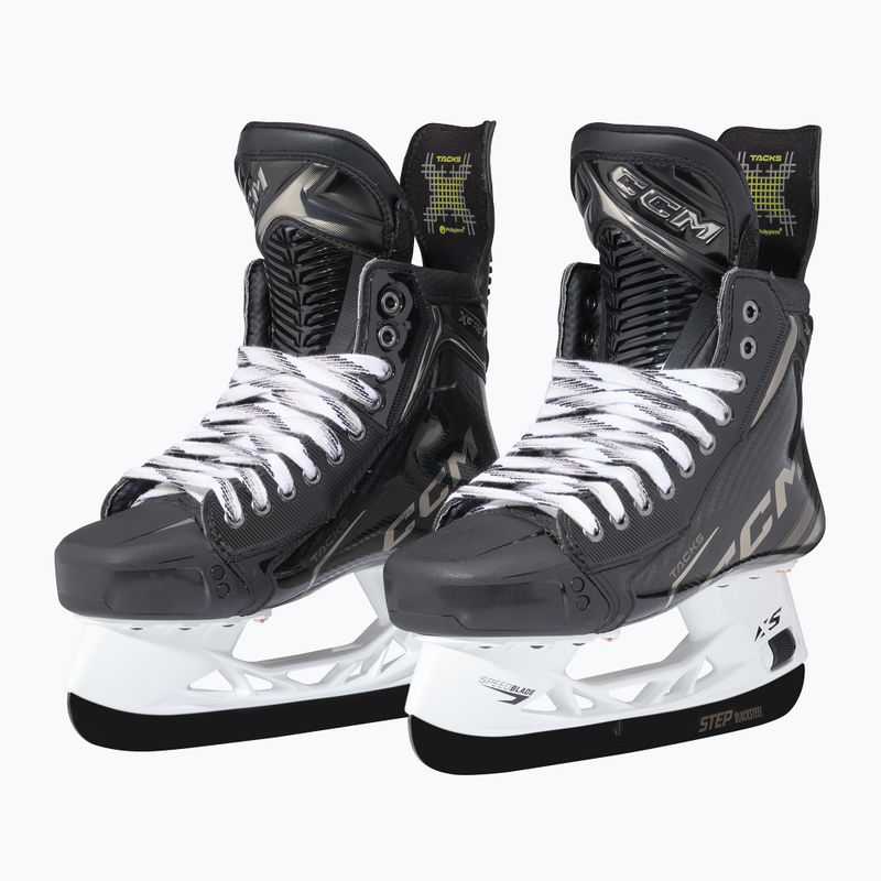 Men's goalie hockey skates CCM Tacks XF Pro SR REGULAR black 2