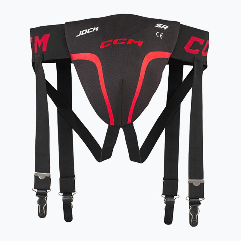 Men's CCM Jock Combo Suspensor SR black/red