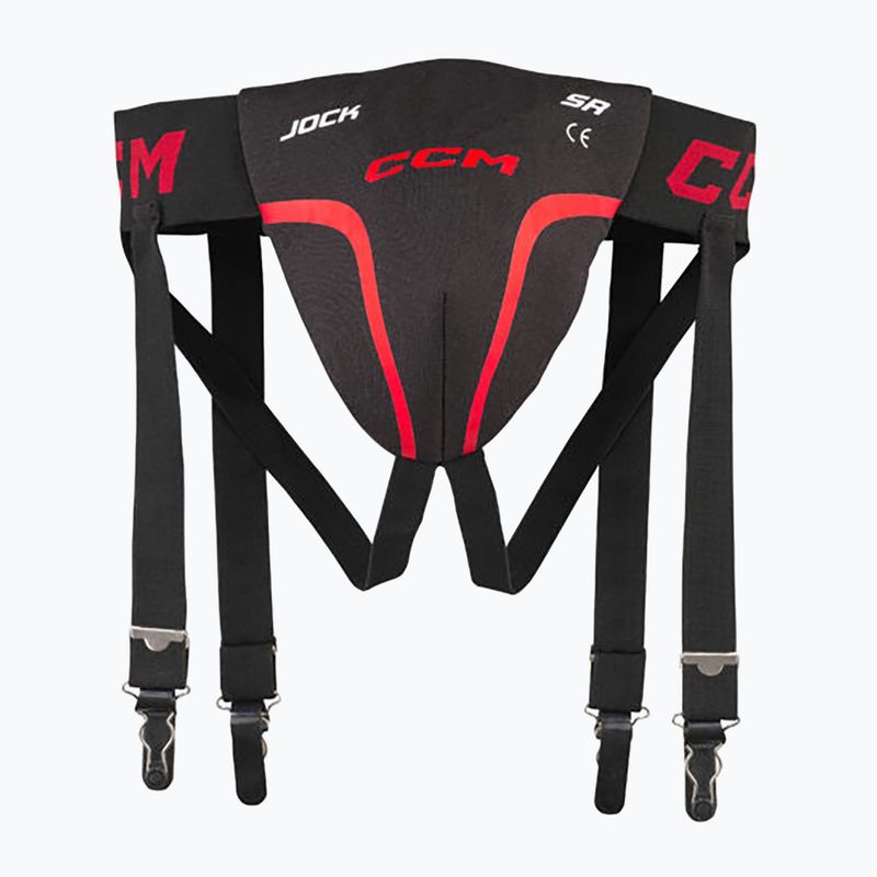 CCM Children's Suspensor Jock Combo JR black/red