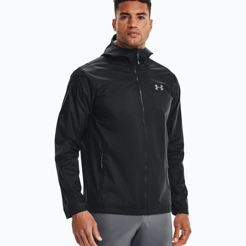 Under Armour Forefront Rain 001 men's training jacket black 1321439