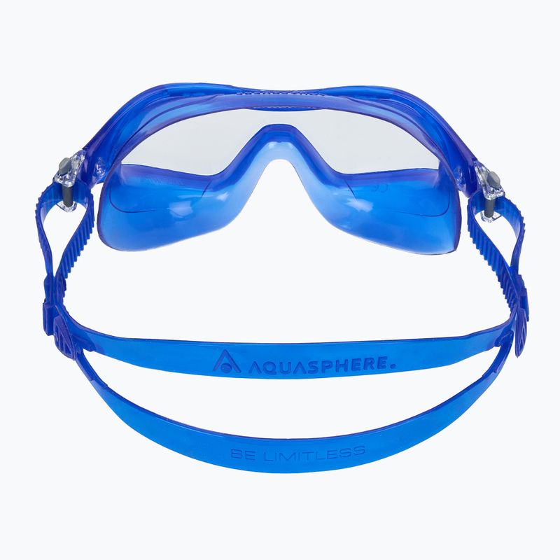 Aquasphere Vista XP blue/white/clear swimming mask 4