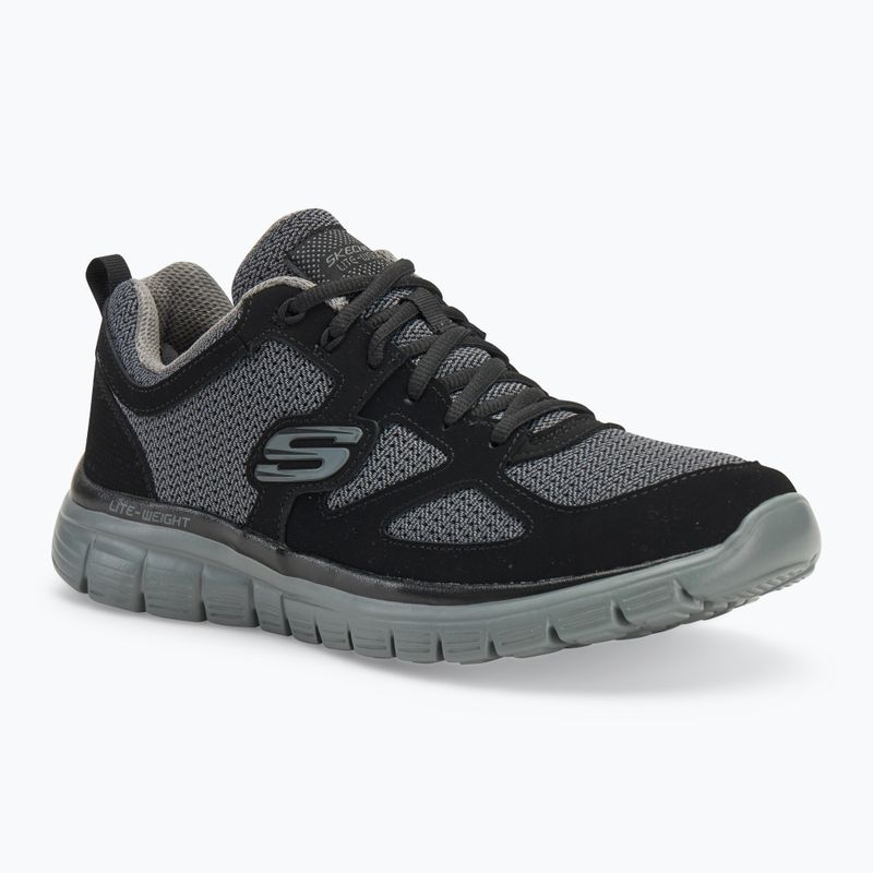 SKECHERS Burns Agoura black/gray men's shoes