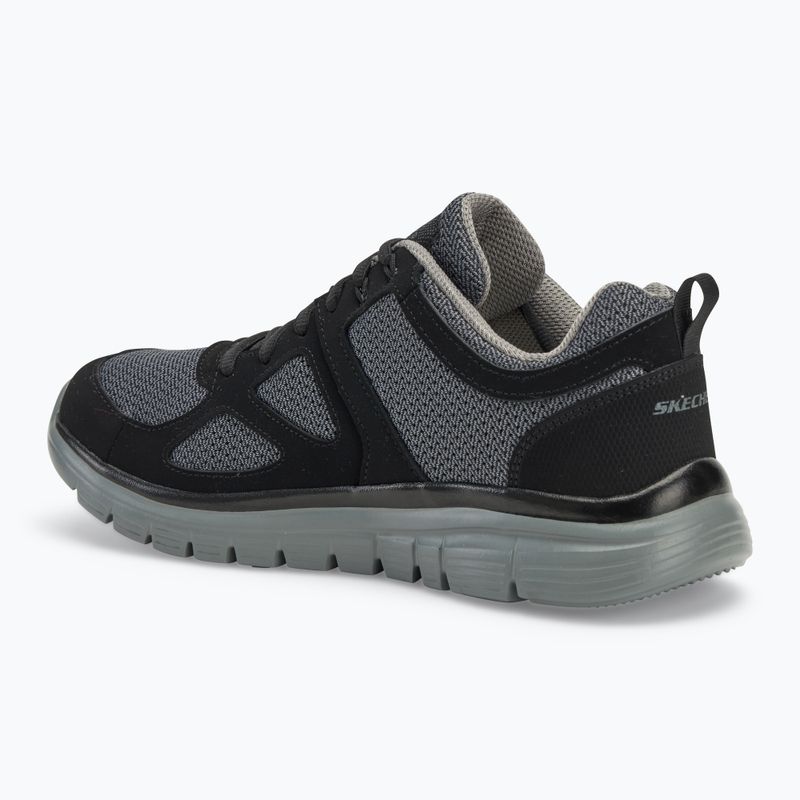 SKECHERS Burns Agoura black/gray men's shoes 3