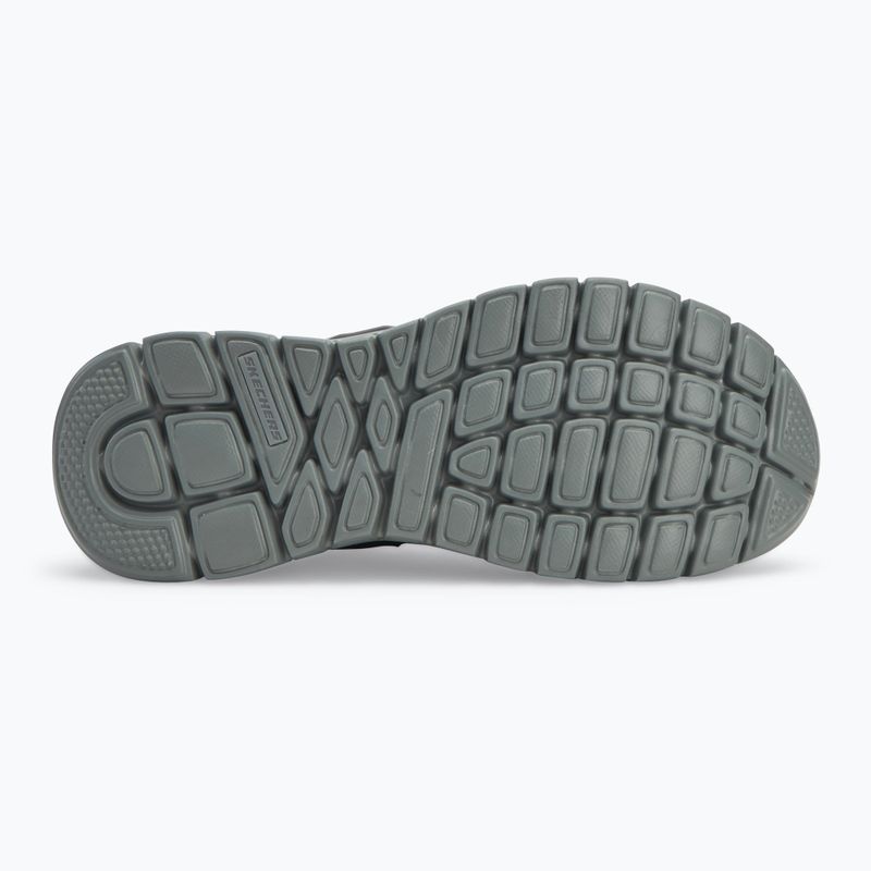 SKECHERS Burns Agoura black/gray men's shoes 4