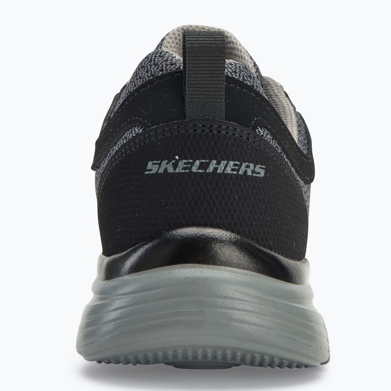 SKECHERS Burns Agoura black/gray men's shoes 6