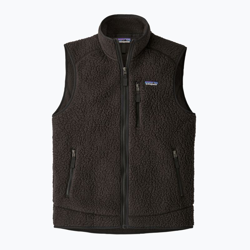 Men's Patagonia Retro Pile Fleece vest black 3
