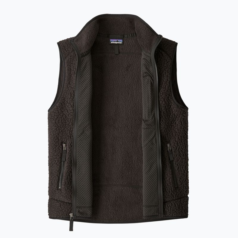 Men's Patagonia Retro Pile Fleece vest black 4