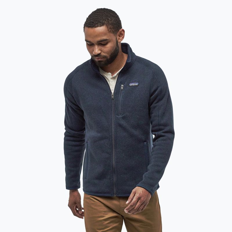 Men's Patagonia Better Sweater Fleece trekking sweatshirt new navy