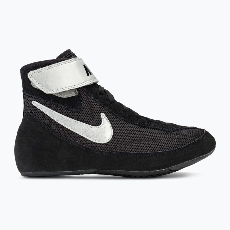 Nike Speedsweep VII wrestling shoe black/met silver 2