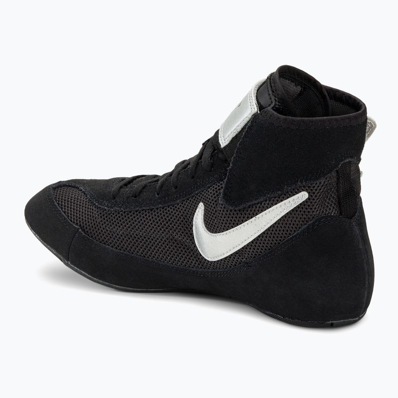 Nike Speedsweep VII wrestling shoe black/met silver 3