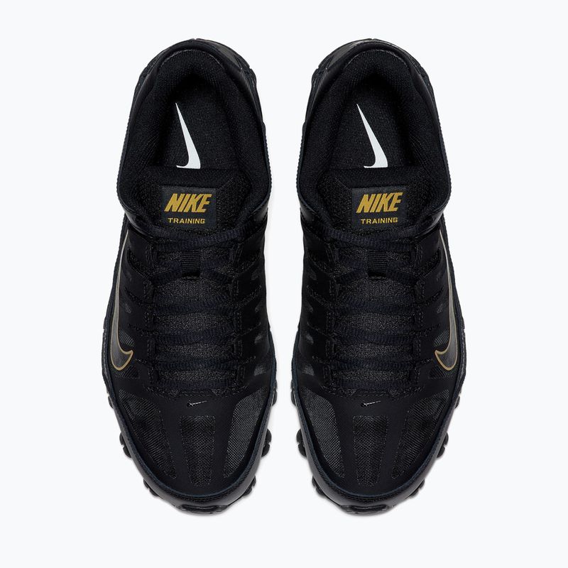 Men's training shoes Nike Reax 8 TR Mesh black/black/metallic gold 4
