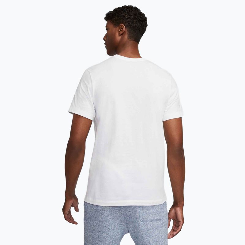 Men's T-shirt Nike Sportswear Club white/black/university red 3