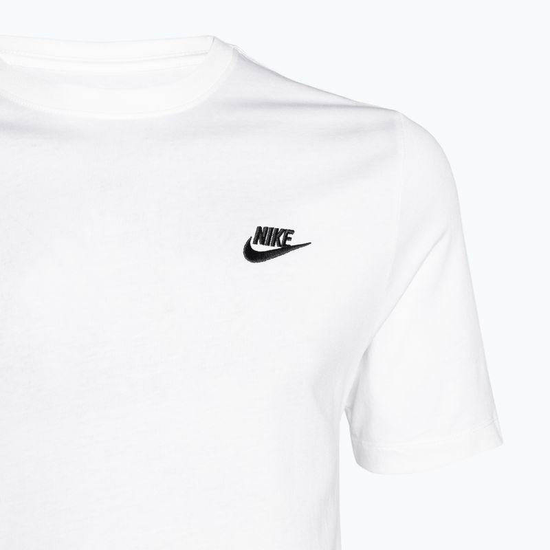 Men's Nike Sportswear Club black white/black T-shirt 3