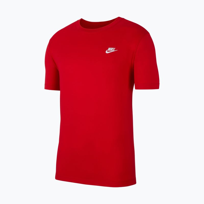 Men's T-shirt Nike Sportswear Club university red/white 4