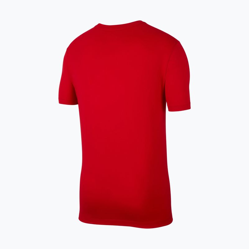 Men's T-shirt Nike Sportswear Club university red/white 5
