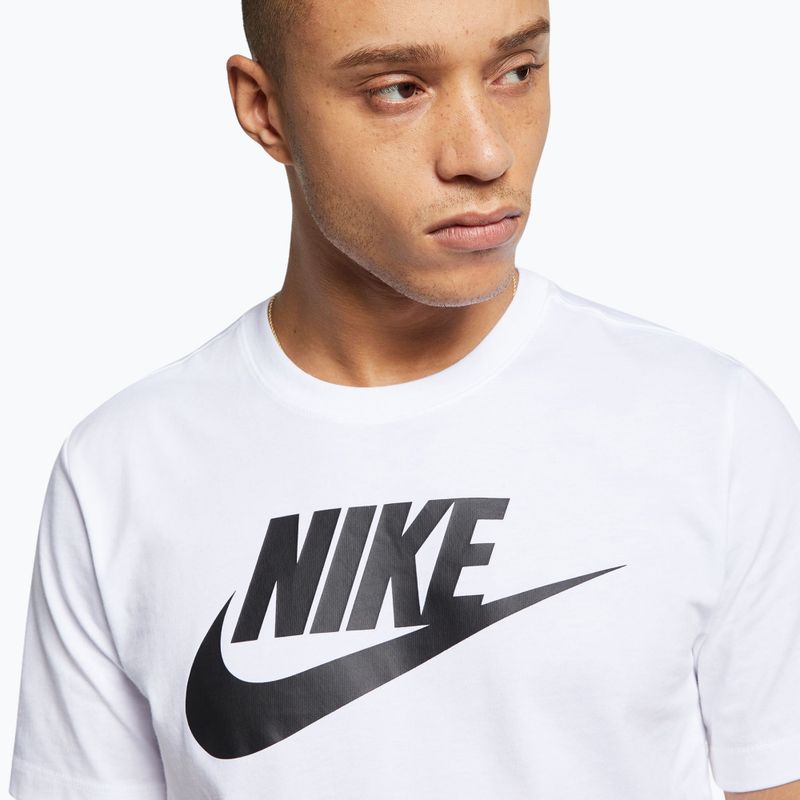 Men's T-shirt Nike Sportswear white/black 7