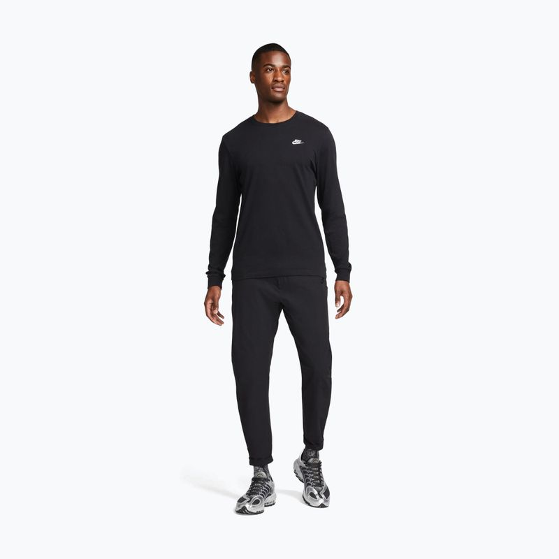 Men's longsleeve Nike Sportswear Club black/white 2