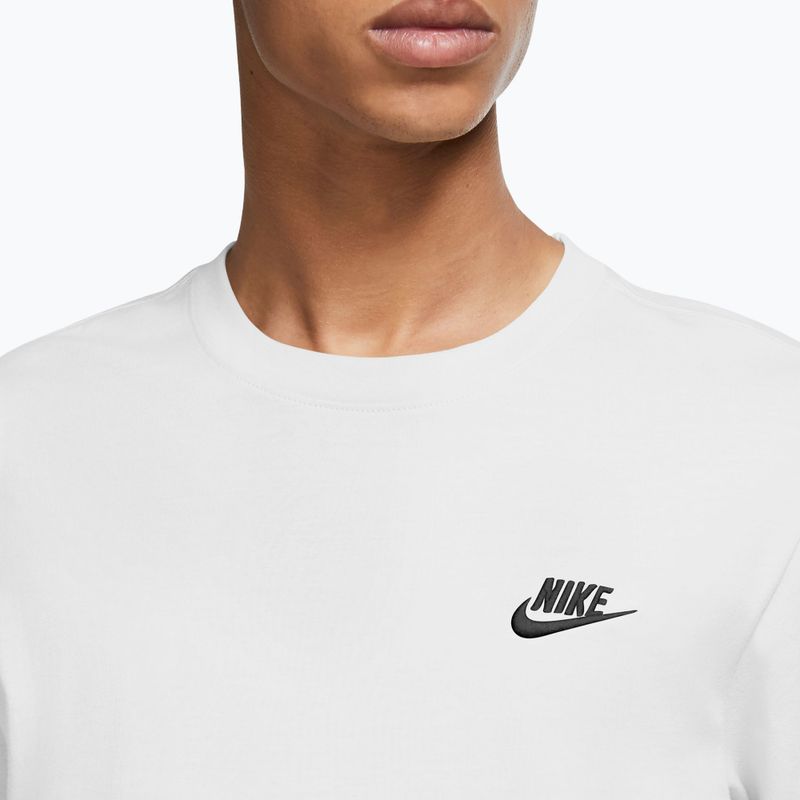 Men's longsleeve Nike Sportswear Club white/black 3