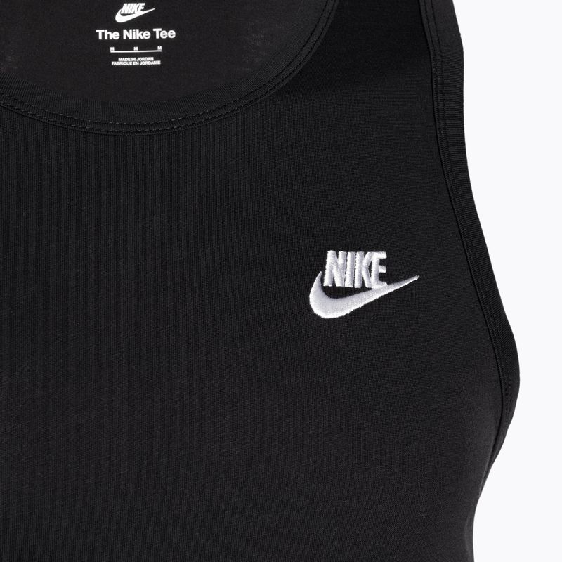 Men's tank top Nike Sportswear Club TT black/white 3