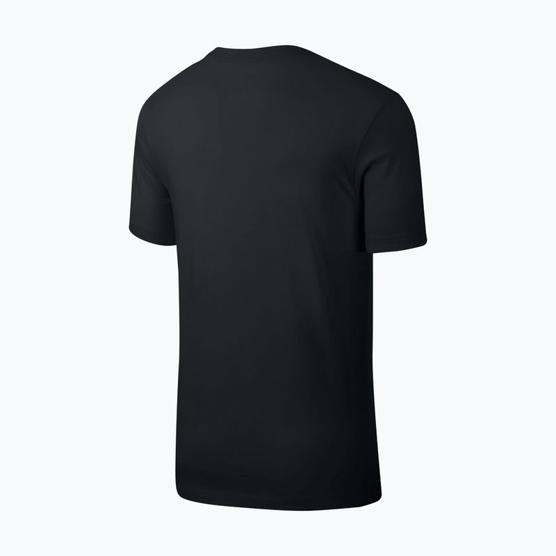 Men's T-shirt Nike Sportswear Club black/white/dark grey 6