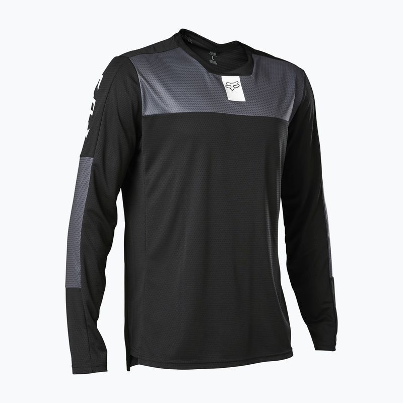 Men's cycling jersey Fox Racing Defend LS Jersey Foxhead black 28988
