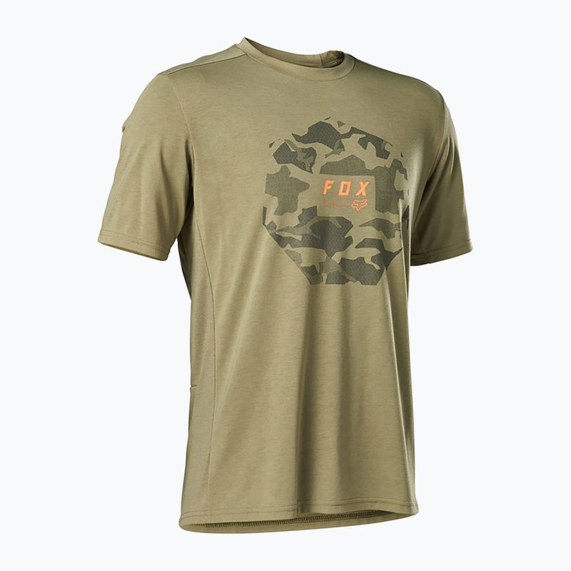 Men's cycling jersey Fox Racing Ranger DR Camo Moth SS green 28871_374