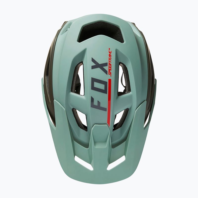 Fox Racing Speedframe Pro Blocked bike helmet green 29414_341 11