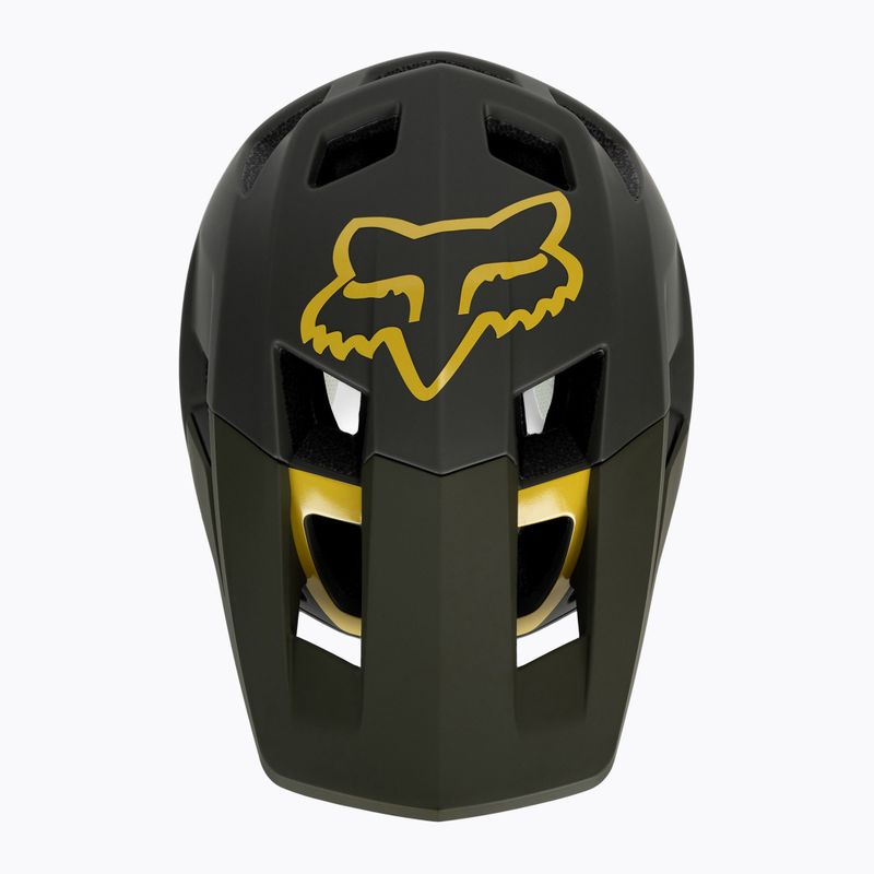 Fox Racing Dropframe Pro bike helmet green 26800 6