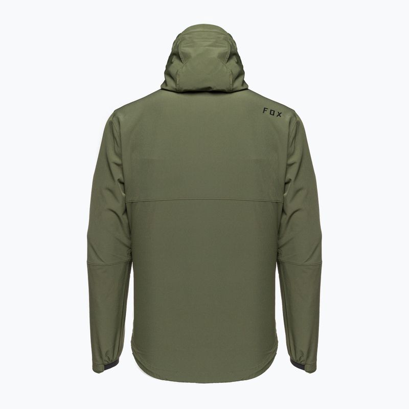 Fox Racing Ranger Wind men's cycling jacket green 30108_099_M 2